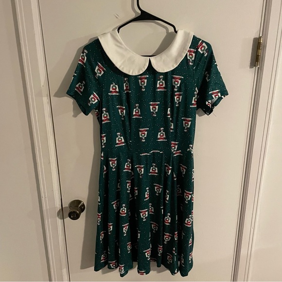 New Unique Vintage X Peanuts Christmas Dress - Picture 7 of 12